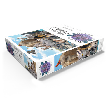 African Animals Island - Random Galaxy 100 Jigsaw Puzzle box view1