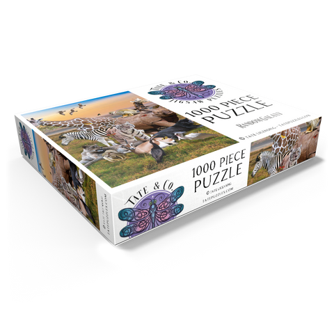 African Animals Safari - Random Galaxy 1000 Jigsaw Puzzle box view1