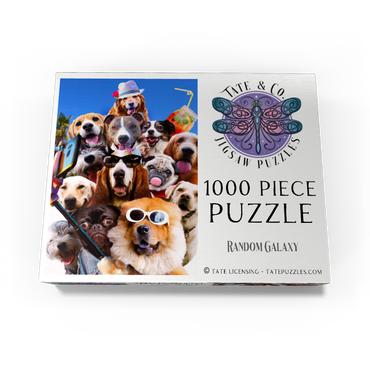 Dog Selfie, Pet Dogs - Random Galaxy 1000 Jigsaw Puzzle box view3