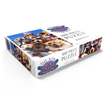 Dog Selfie, Pet Dogs - Random Galaxy 100 Jigsaw Puzzle box view1