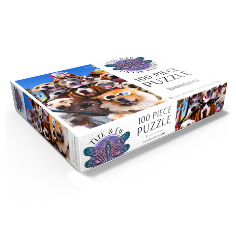 Dog Selfie, Pet Dogs - Random Galaxy 100 Jigsaw Puzzle box view1