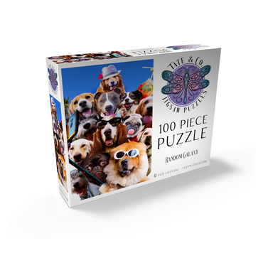 Dog Selfie, Pet Dogs - Random Galaxy 100 Jigsaw Puzzle box view2