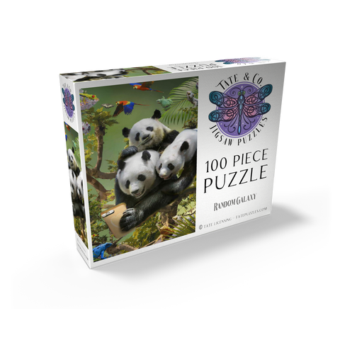 Panda Selfie, Pandas - Random Galaxy 100 Jigsaw Puzzle box view2