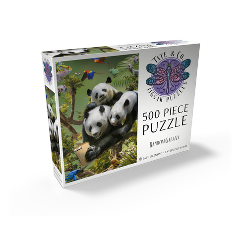 Panda Selfie, Pandas - Random Galaxy 500 Jigsaw Puzzle box view2