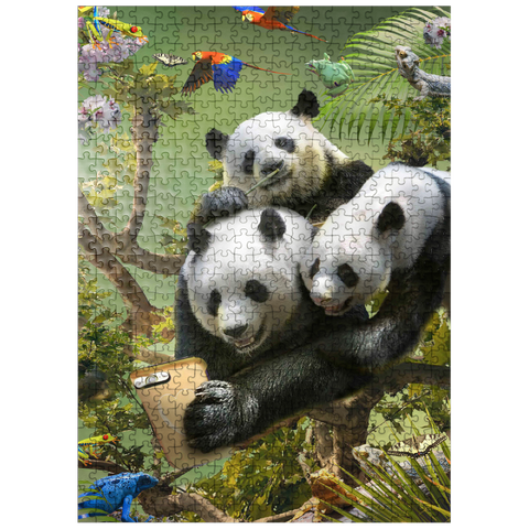 puzzleplate Panda Selfie, Pandas - Random Galaxy 500 Jigsaw Puzzle