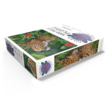 Leopard's Gaze Wildlife - Laurie Prindle 1000 Jigsaw Puzzle box view1