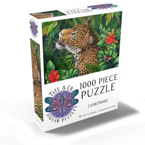 Leopard's Gaze Wildlife - Laurie Prindle 1000 Jigsaw Puzzle box view2