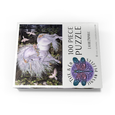 Gwenvael Fantasy Unicorn - Laurie Prindle 100 Jigsaw Puzzle box view3