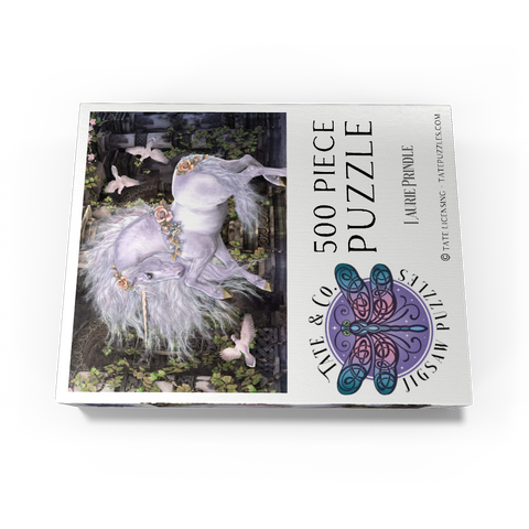 Gwenvael Fantasy Unicorn - Laurie Prindle 500 Jigsaw Puzzle box view3