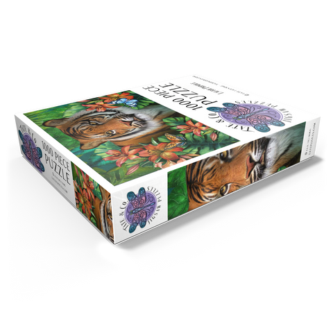 Tiger Lily Animal Wildlife - Laurie Prindle 1000 Jigsaw Puzzle box view1
