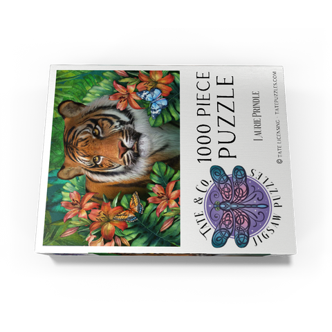 Tiger Lily Animal Wildlife - Laurie Prindle 1000 Jigsaw Puzzle box view3