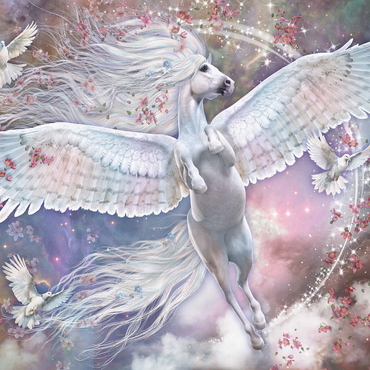 Star Dancer Fantasy Horse - Laurie Prindle 1000 Jigsaw Puzzle 3D Modell