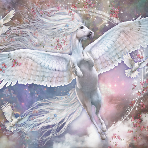 Star Dancer Fantasy Horse - Laurie Prindle 1000 Jigsaw Puzzle 3D Modell