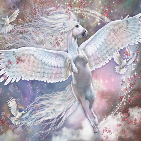 Star Dancer Fantasy Horse - Laurie Prindle 100 Jigsaw Puzzle 3D Modell