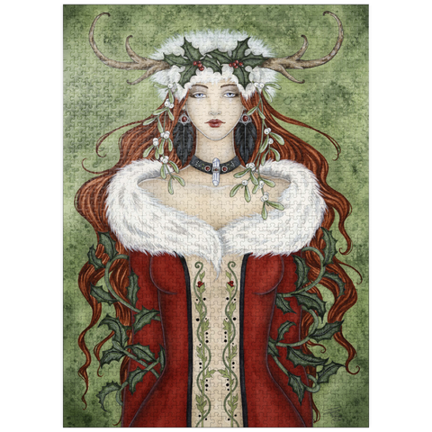 puzzleplate Winter Solstice fairy - Amy Brown 1000 Jigsaw Puzzle