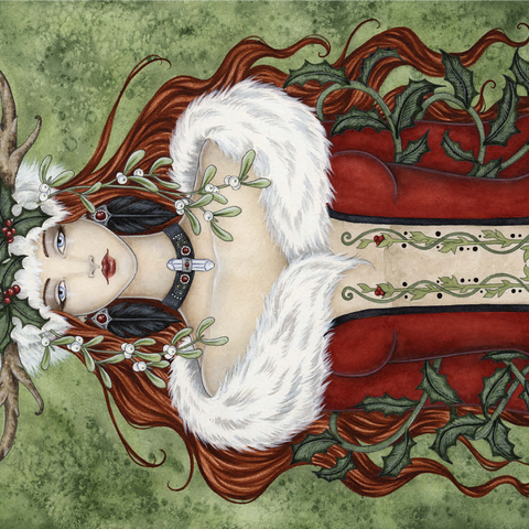 Winter Solstice fairy - Amy Brown 1000 Jigsaw Puzzle 3D Modell