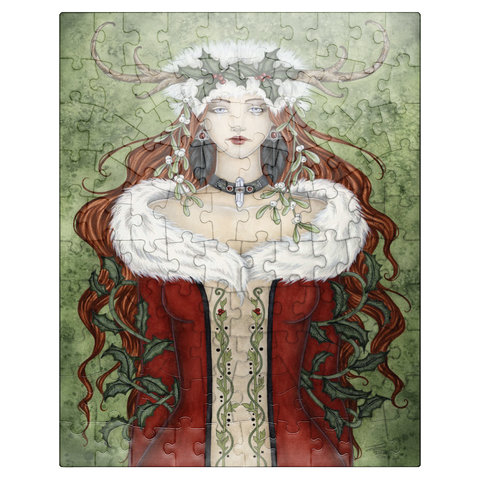 puzzleplate Winter Solstice fairy - Amy Brown 100 Jigsaw Puzzle