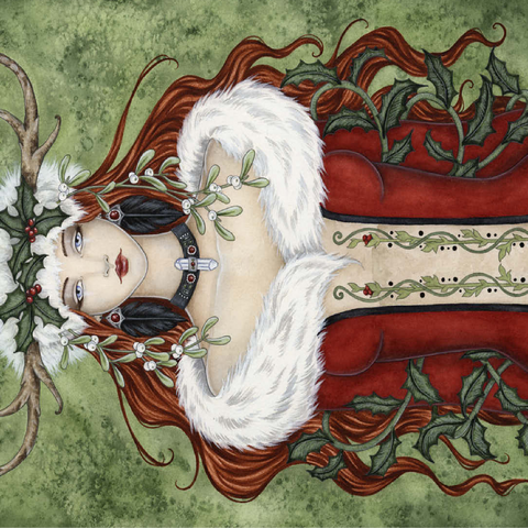 Winter Solstice fairy - Amy Brown 100 Jigsaw Puzzle 3D Modell