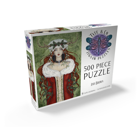 Winter Solstice fairy - Amy Brown 500 Jigsaw Puzzle box view2