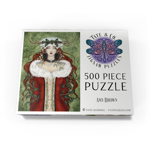 Winter Solstice fairy - Amy Brown 500 Jigsaw Puzzle box view3
