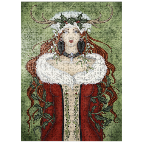 puzzleplate Winter Solstice fairy - Amy Brown 500 Jigsaw Puzzle