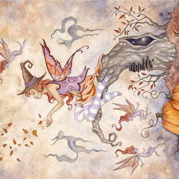 Autumn Spell fairy - Amy Brown 1000 Jigsaw Puzzle 3D Modell