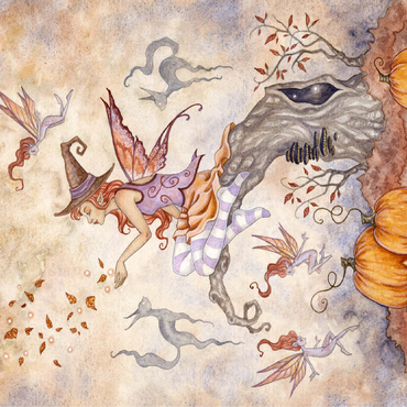 Autumn Spell fairy - Amy Brown 100 Jigsaw Puzzle 3D Modell