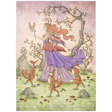puzzleplate Fox Dance fairy - Amy Brown 1000 Jigsaw Puzzle