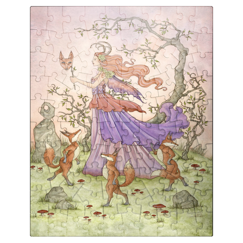puzzleplate Fox Dance fairy - Amy Brown 100 Jigsaw Puzzle