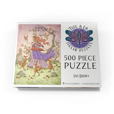 Fox Dance fairy - Amy Brown 500 Jigsaw Puzzle box view3