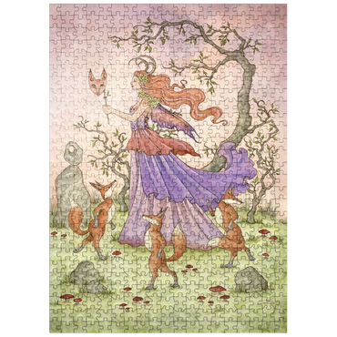 puzzleplate Fox Dance fairy - Amy Brown 500 Jigsaw Puzzle