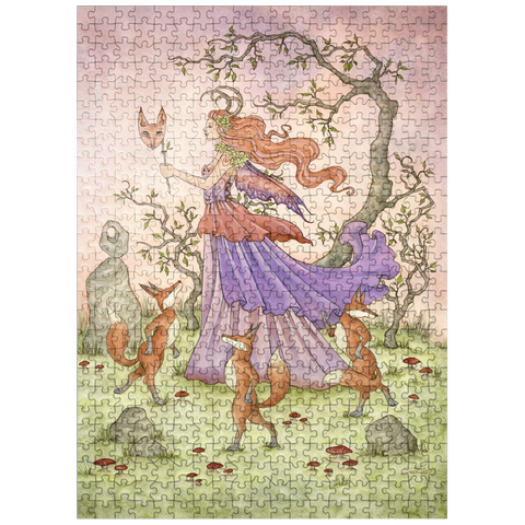 puzzleplate Fox Dance fairy - Amy Brown 500 Jigsaw Puzzle
