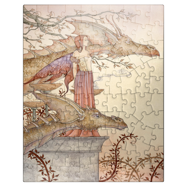 puzzleplate The Company Of Dragons Fairy - Amy Brown 100 Jigsaw Puzzle