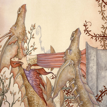 The Company Of Dragons Fairy - Amy Brown 100 Jigsaw Puzzle 3D Modell