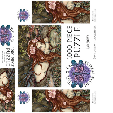 Fairy And Goblin fantasy - Amy Brown 1000 Jigsaw Puzzle box 3D Modell