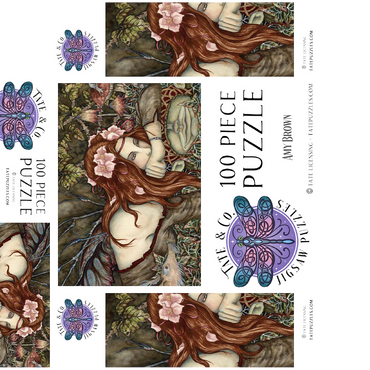 Fairy And Goblin fantasy - Amy Brown 100 Jigsaw Puzzle box 3D Modell