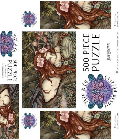 Fairy And Goblin fantasy - Amy Brown 500 Jigsaw Puzzle box 3D Modell