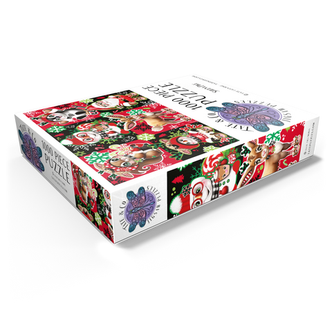 Christmas Cuties Animals Collage - Sheena Pike 1000 Jigsaw Puzzle box view1