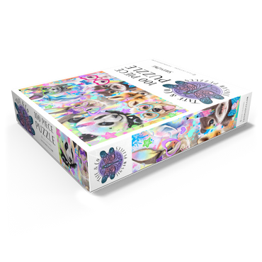 Rainbow Cuties Baby Animals - Sheena Pike 100 Jigsaw Puzzle box view1