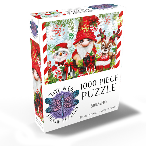 Christmas Gnome and Friends - Sheena Pike 1000 Jigsaw Puzzle box view2