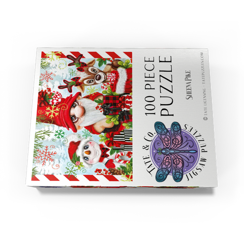 Christmas Gnome and Friends - Sheena Pike 100 Jigsaw Puzzle box view3