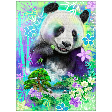 puzzleplate Panda Bear Animal Spirit - Sheena Pike 1000 Jigsaw Puzzle