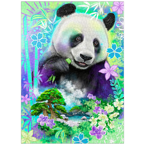 puzzleplate Panda Bear Animal Spirit - Sheena Pike 1000 Jigsaw Puzzle