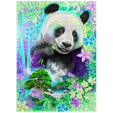 puzzleplate Panda Bear Animal Spirit - Sheena Pike 500 Jigsaw Puzzle