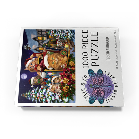 Christmas Cats - Brigid Ashwood 1000 Jigsaw Puzzle box view3