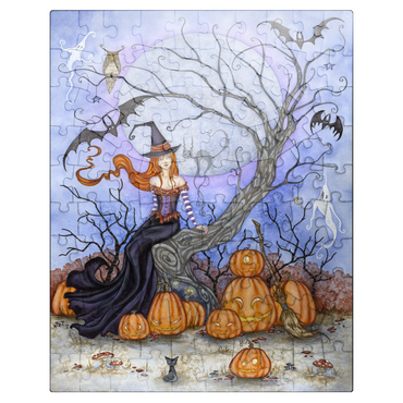 puzzleplate The Halloween Tree witch - Amy Brown 100 Jigsaw Puzzle