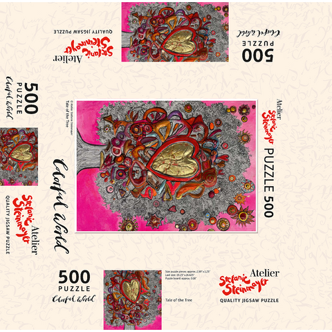 Tale of the Tree 500 Jigsaw Puzzle box 3D Modell