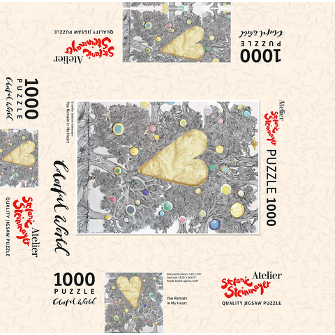 You Remain in My Heart 1000 Jigsaw Puzzle box 3D Modell