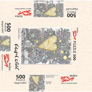 You Remain in My Heart 500 Jigsaw Puzzle box 3D Modell