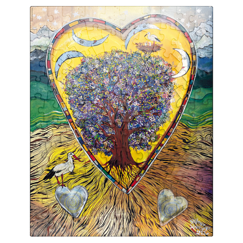 puzzleplate Tree of Storks 100 Jigsaw Puzzle